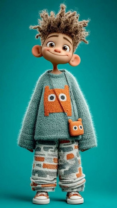 Un personnage qui accueille